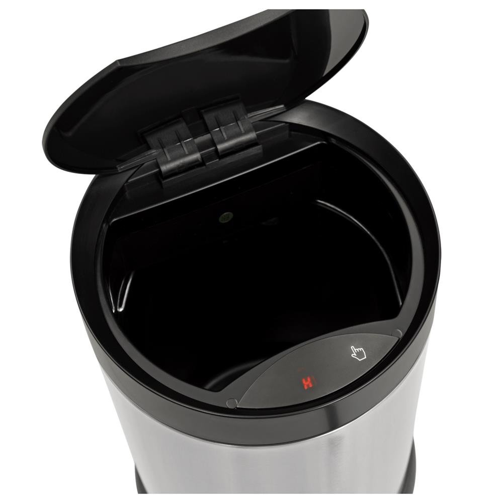 Lixeira Tramontina 12 Litros Smart Automática com Sensor com Acabamento Scotch Brite em Aço Inox
