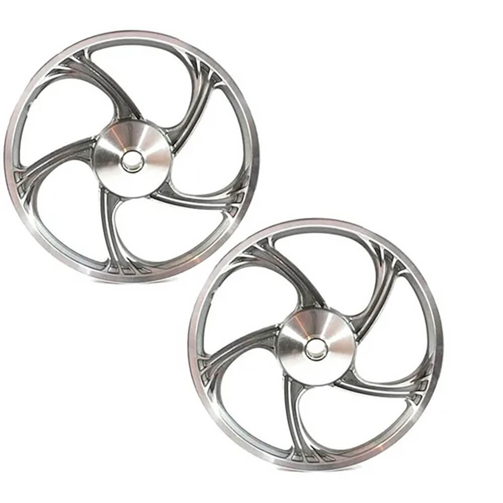 Kit Rodas Alum. Diant/Tras.Temco Icarus Cinza Cg 125 2009