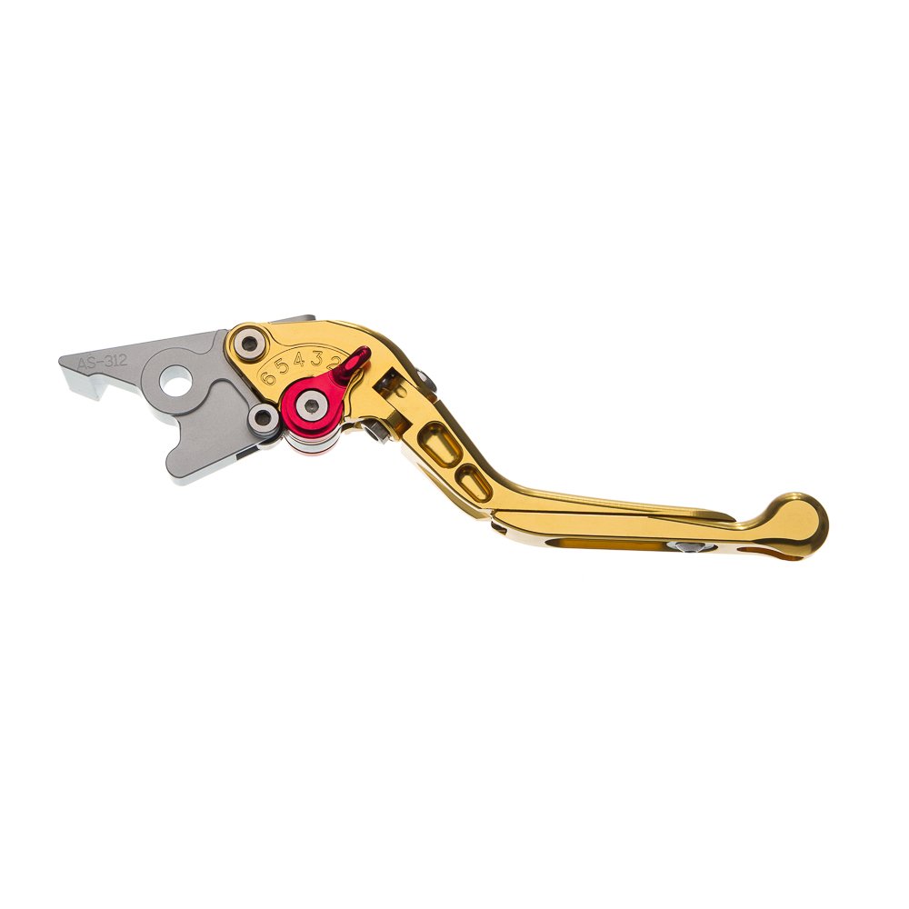 Manete Moto X Sbk Freio C/ Regs 3/4D Dourado Kaw-Ninja 250R