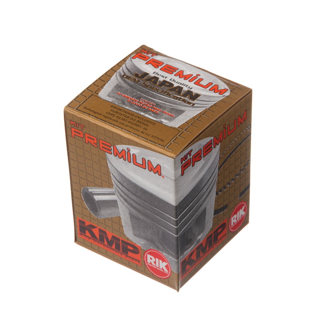 Pistao Kit C/Anel Rik Premium Cg 125 2000 A 2001 Es/Ks Std