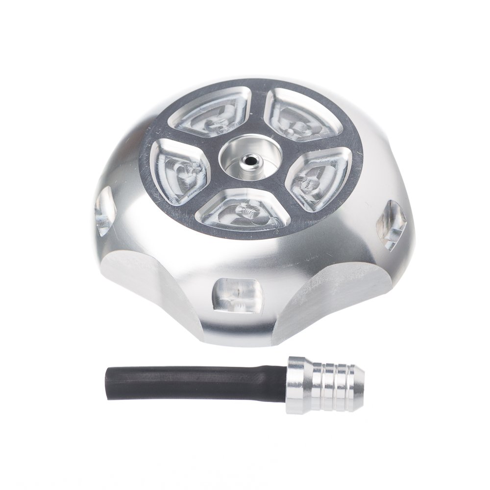 Tampa Tanque Com Respiro Moto X Yam Yzf250/450 03-13 Prata