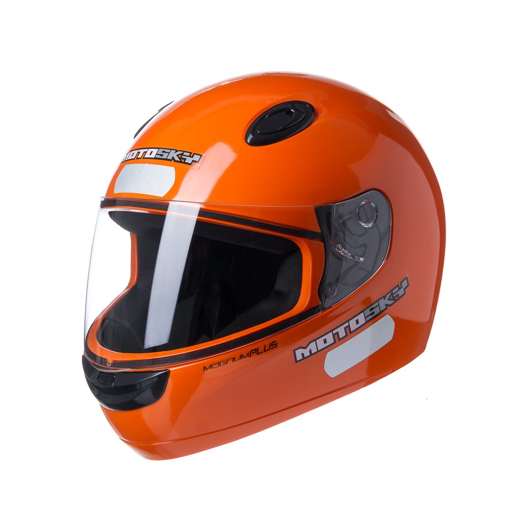 Capacete Motosky Magnum Plus Laranja Boreal 56