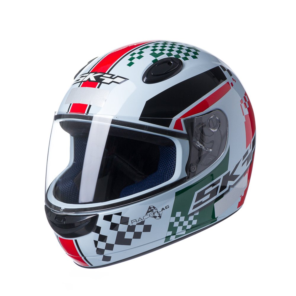 Capacete Motosky Collection Sky Race Flag Italy 58