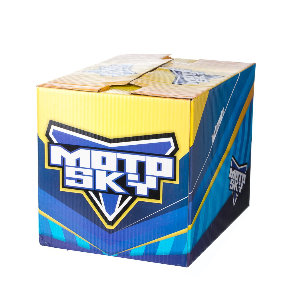 Capacete Motosky Collection Sky Race Flag Vermelho 58