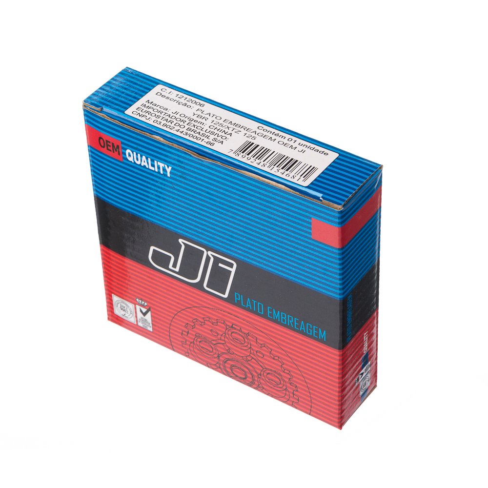Plato Embreagem Oem Ji Ybr 125/ Xtz 125