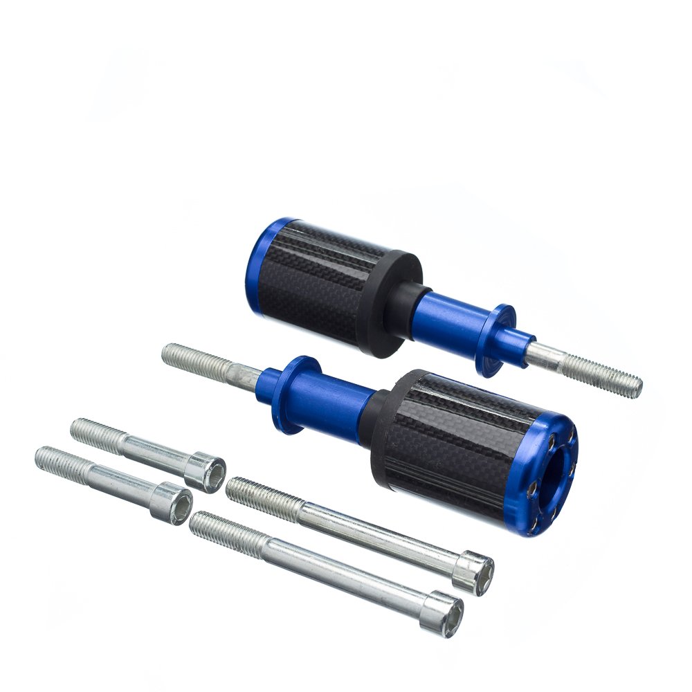 Slider Universal Bering Batente (Par) Carbon Aluminio Azul