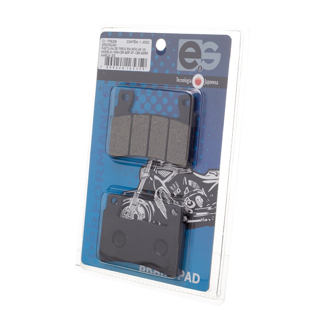 Pastilha De Freio Em Kevlar (D) Eis Hon-Cbr 600F 07> Cbr 600