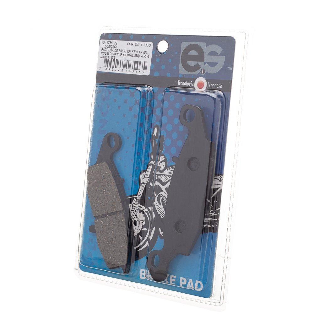 Pastilha De Freio Em Kevlar (D) Eis Kaw-Er 6N 10>(L.Esq) Eis