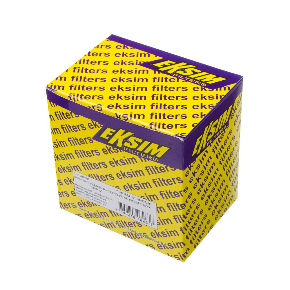 Elemento Filtro De Ar Eksim Traxx Star 50
