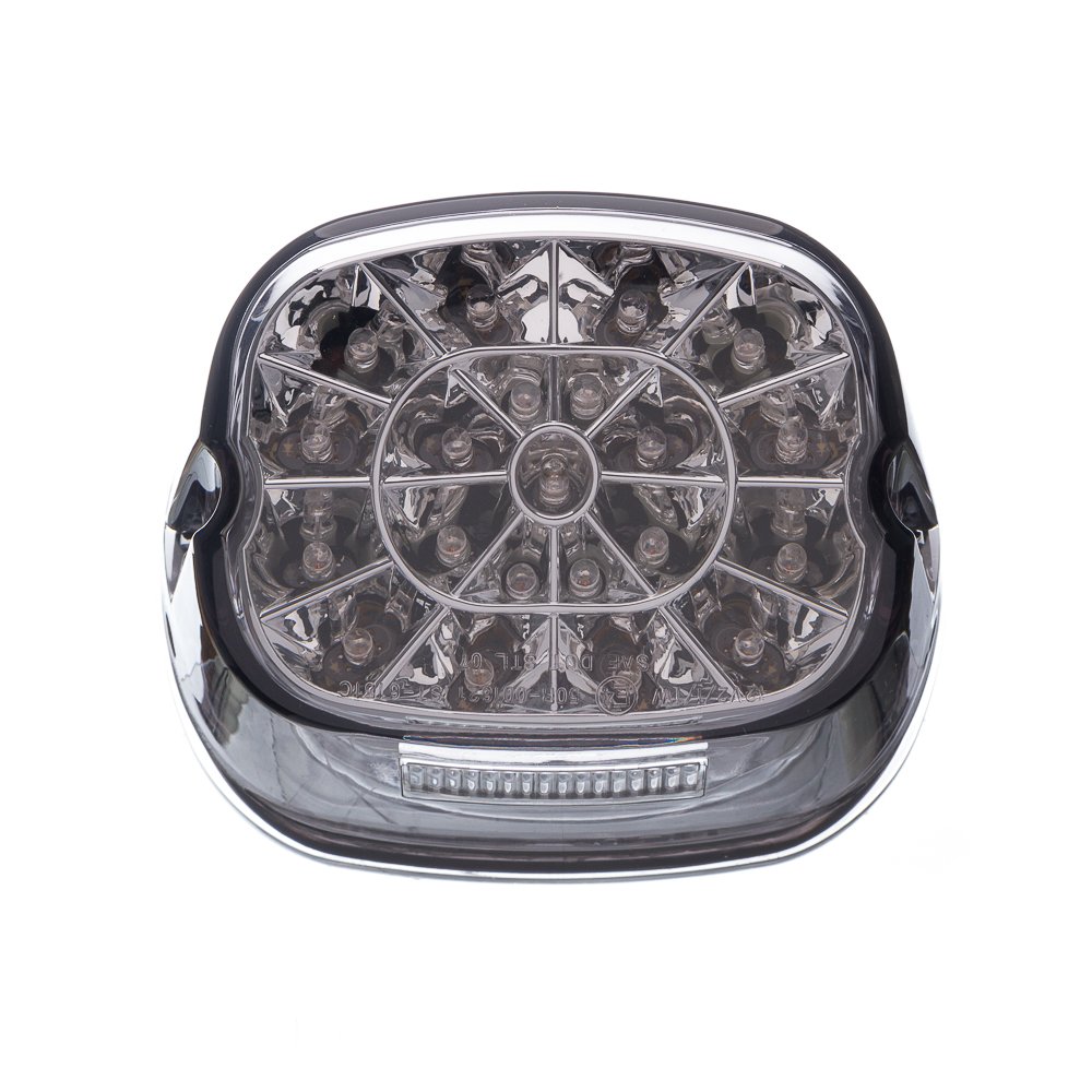 Lanterna Tras. Moto X Led C/Piscas Lat. Integ. Harley Davids