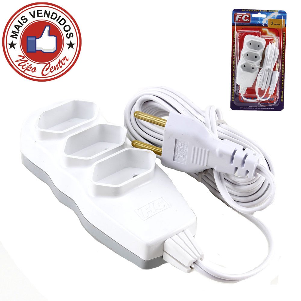 EXTENSAO 3M 25331/24143 250V 10A FCº