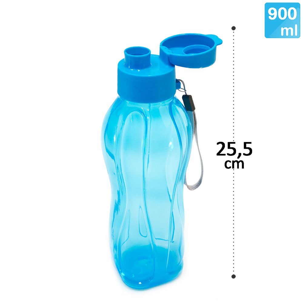 GARRAFA PLAST 900ML CK2036/1207 SQUEEZE COLOR (Emb. contém 1un)
