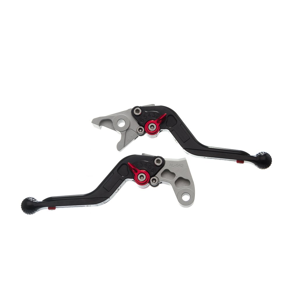 Manete Moto X Super Bike Par C/ Regulagens 3/4Dedos Escamote