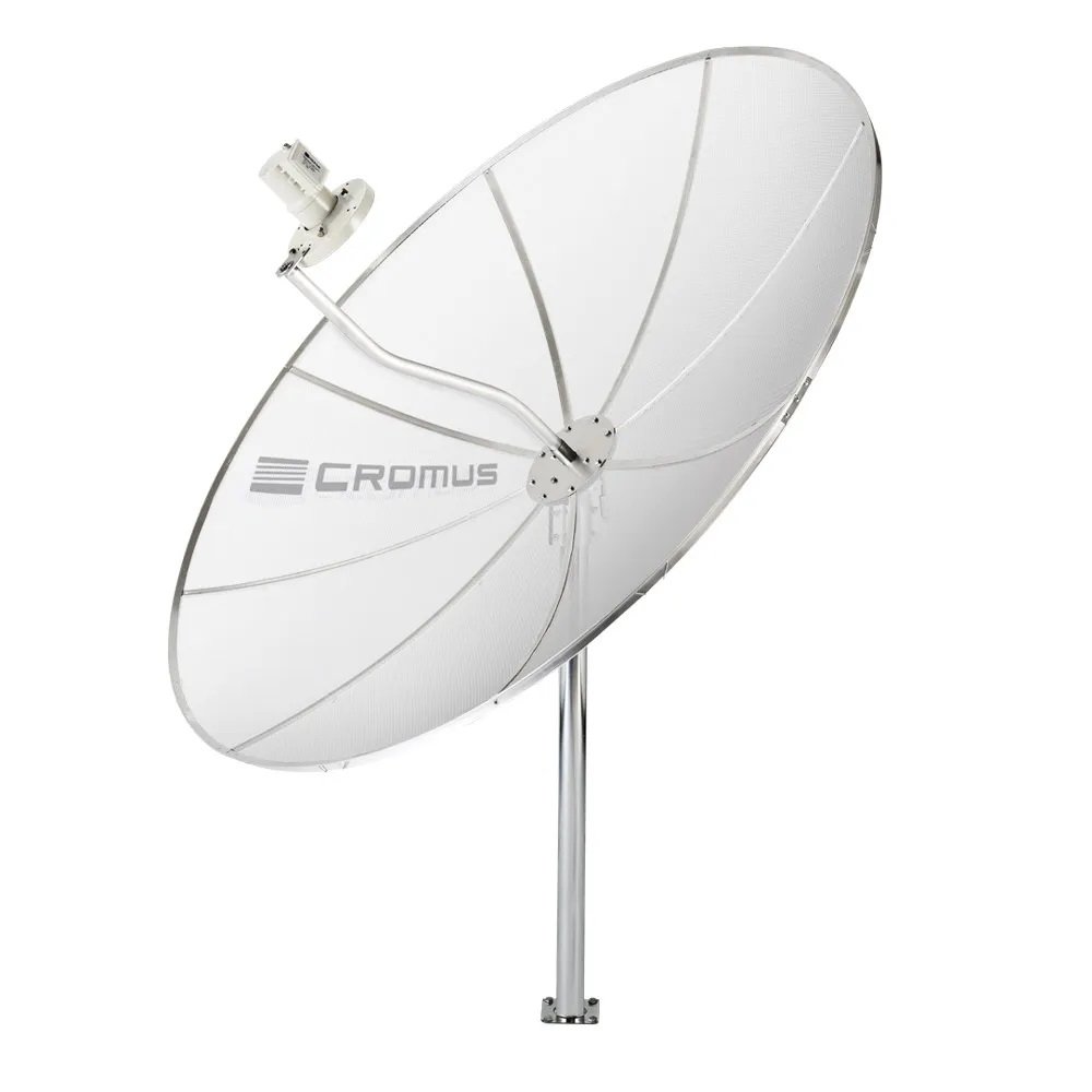 Kit Antena parabólica 1,70 mts + Lnbf Monoponto + Cabo