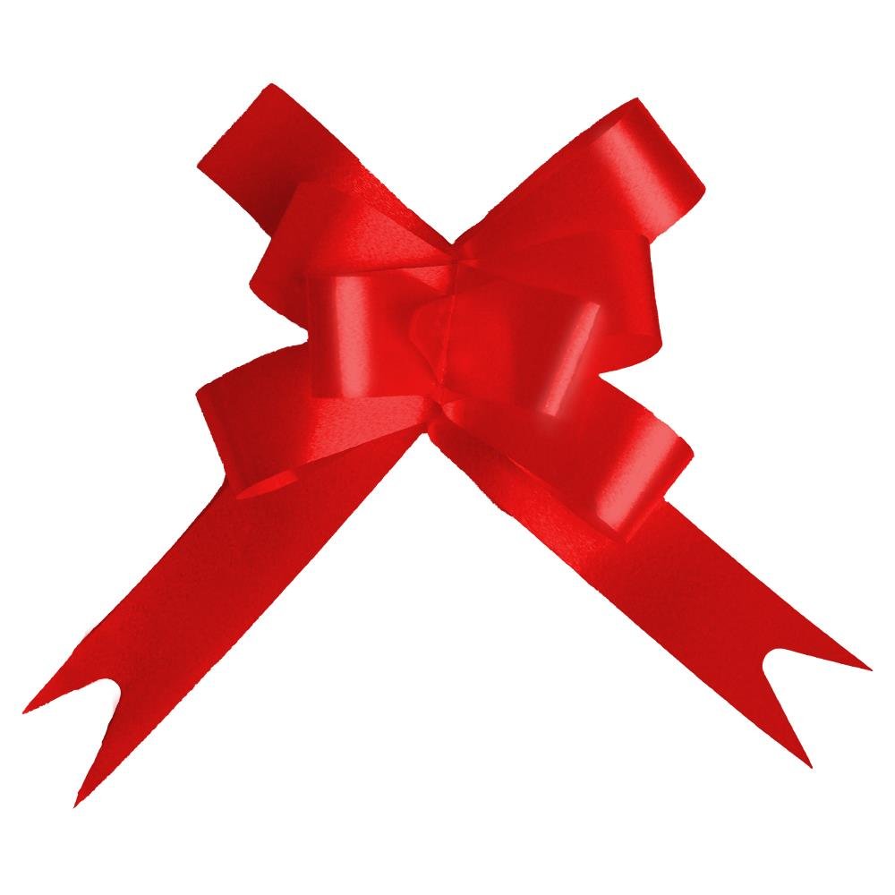 Laco Facil Liso 16Mm X 39Cm Vermelho - Embalagem com 10 unidades.