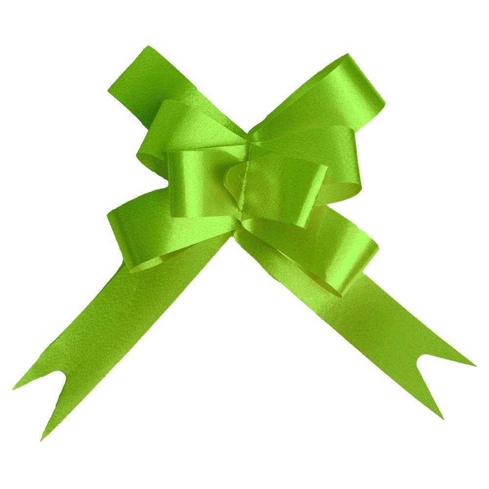 Laco Facil Liso 16Mm X 39Cm Verde Limao - Embalagem com 10 unidades.