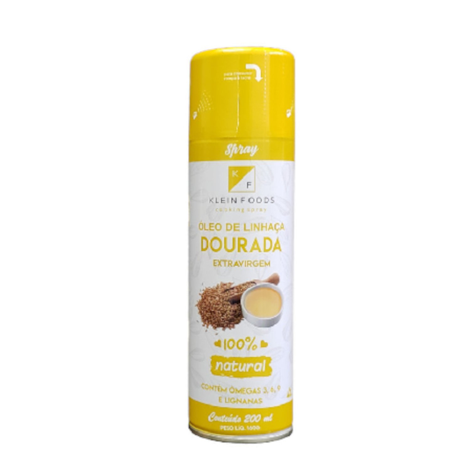 Óleo de Linhaça Extravirgem Spray 200ml Klein Foods
