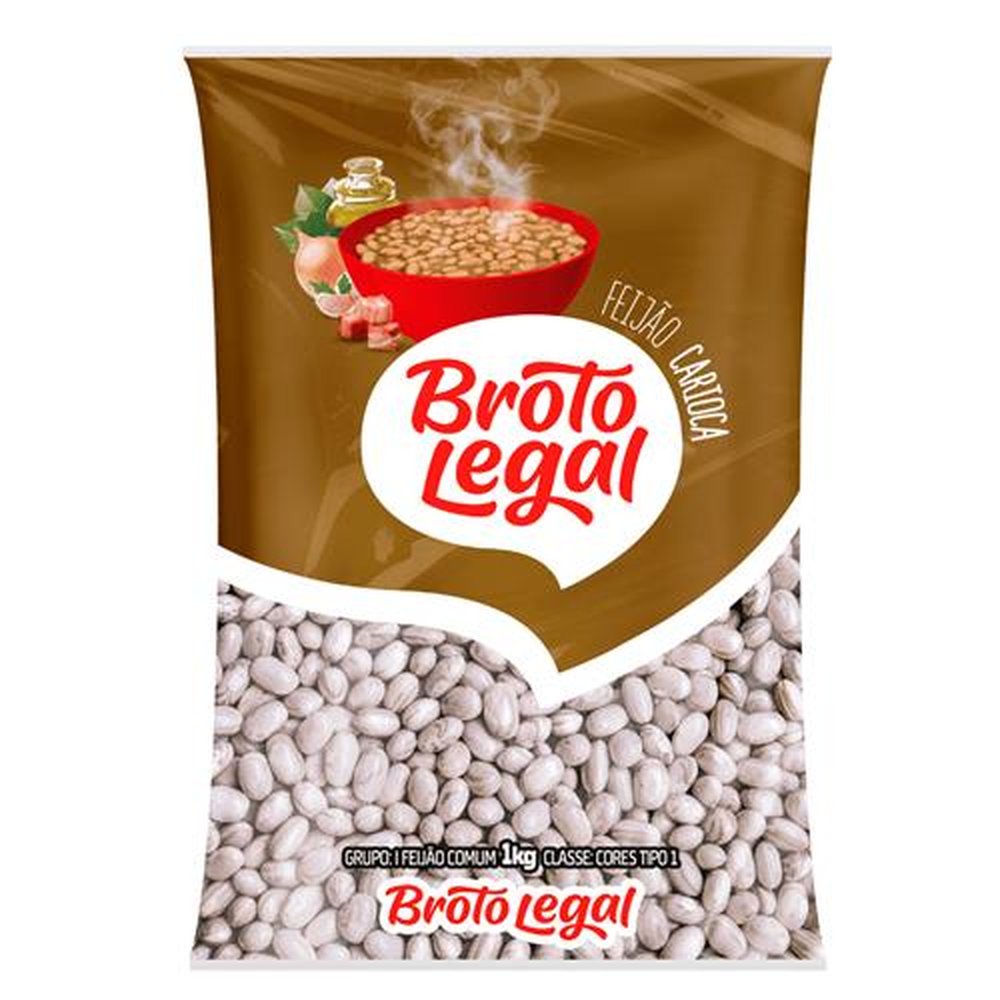 Feijao Carioca Broto Legal Tipo 1 Embalagem 10X1Kg
