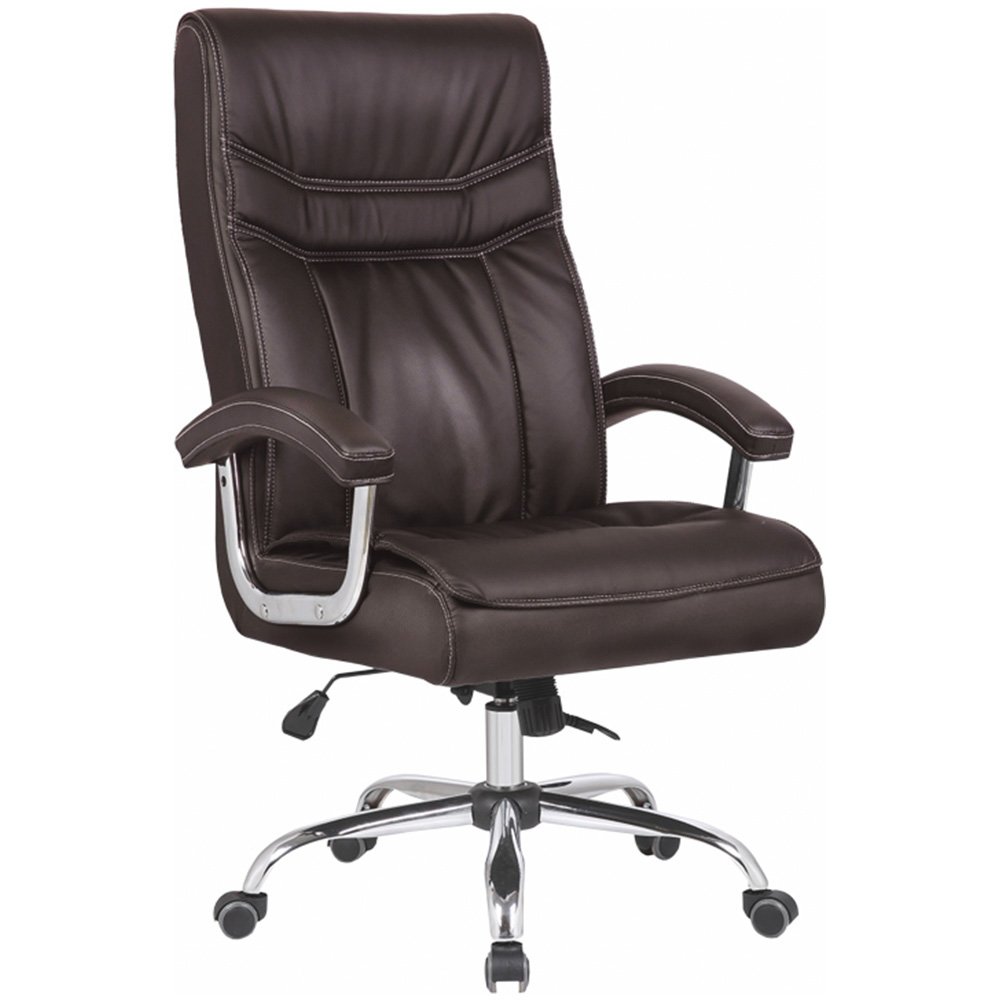 Cadeira Presidente Luxo Assento com Molas Café 9242A