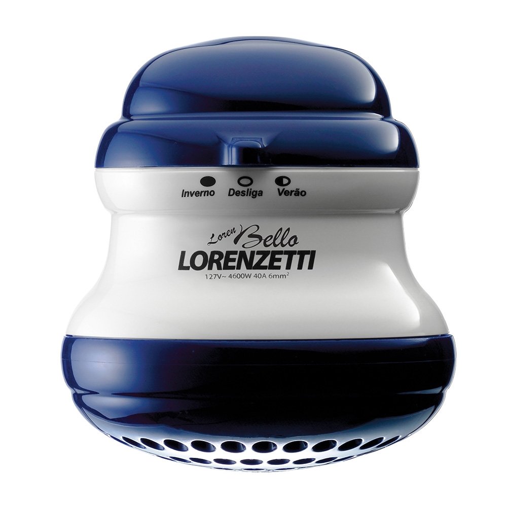 Chuveiro Lorenzetti Loren Bello Azul Com Cano 5500W 110V