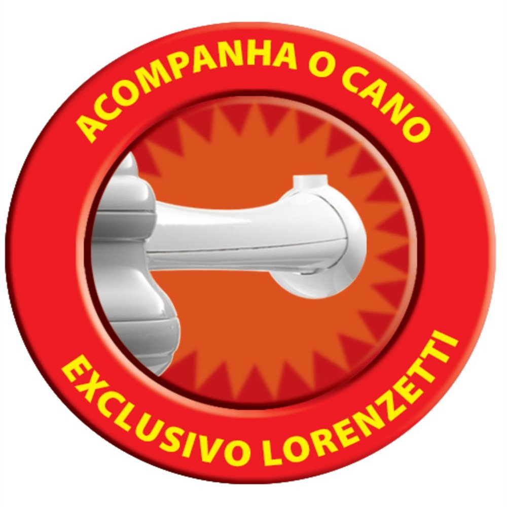 Chuveiro Lorenzetti Loren Bello Bege com Cano 5500W 110V