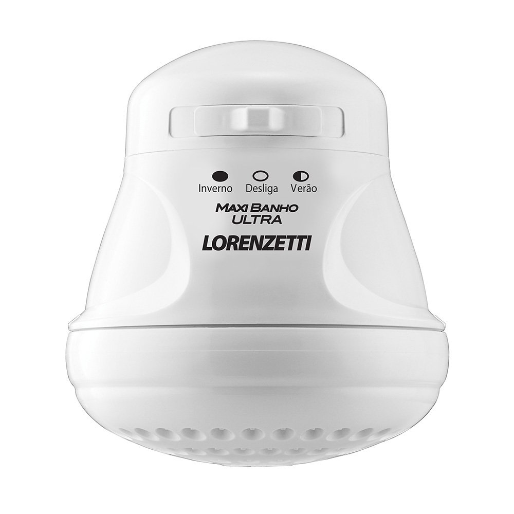 Chuveiro Maxi Banho c/ Cano 220V 5500W Branco Lorenzetti