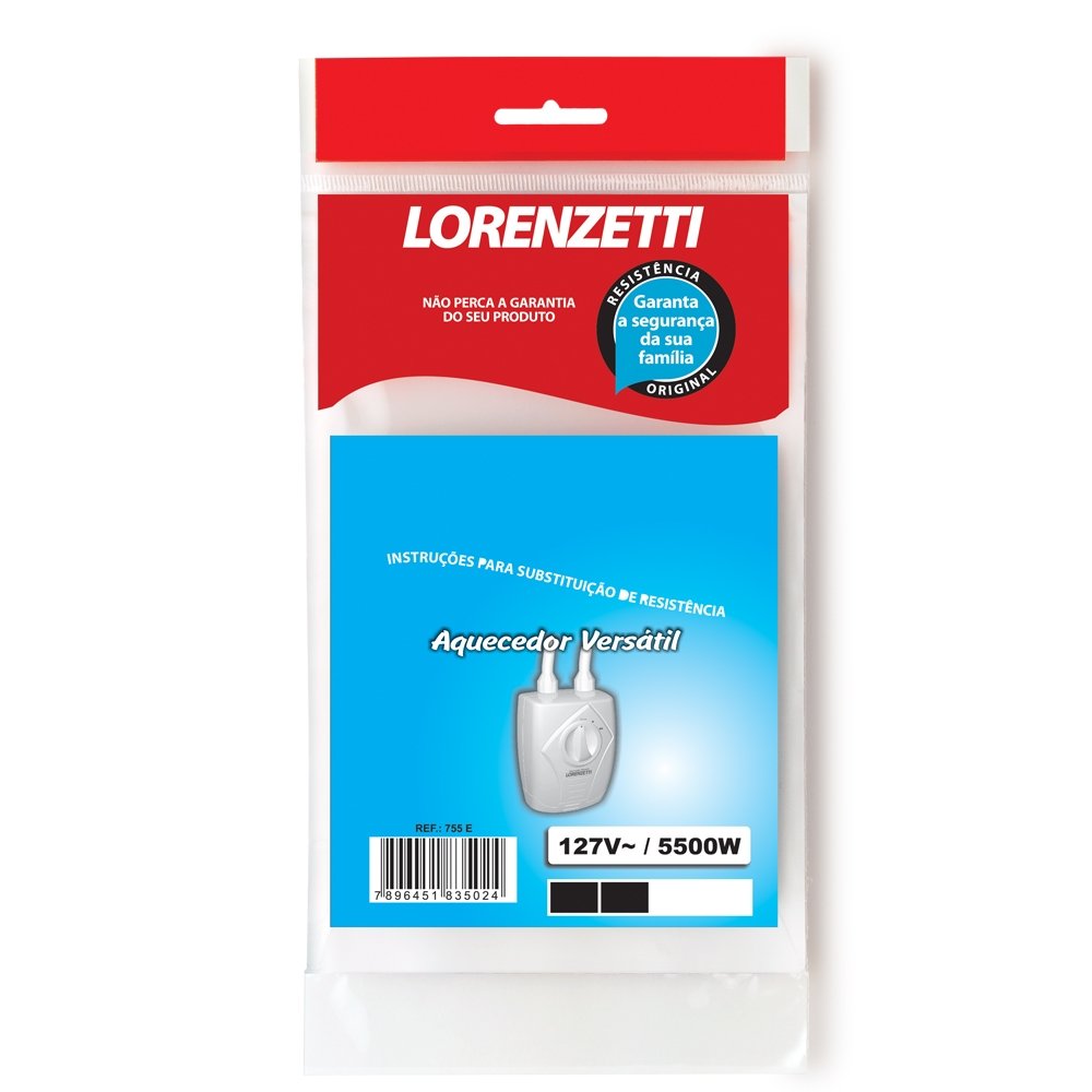 Resistência Aquecedor Lorenzetti Versátil 127 x 5500W