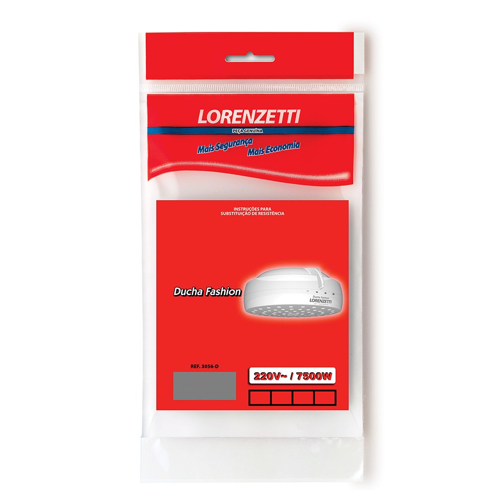 Resistência 3056-B Fashion 220V 7500W Lorenzetti (Emb Contem 8 und)