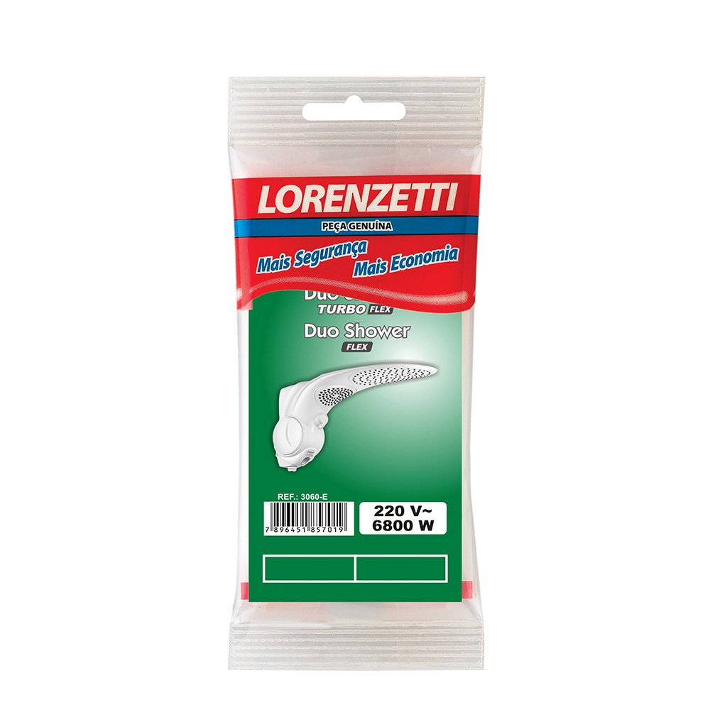 Resistência 3060-E Duo Shower Flex 220V 6800W Lorenzetti (Emb Contem 10 und)
