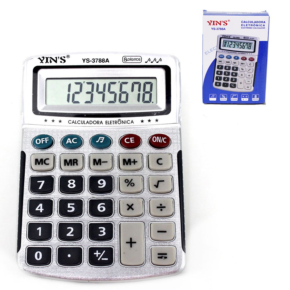 CALCULADORA MESA (8DIG) YS-3788A/7364 YINS