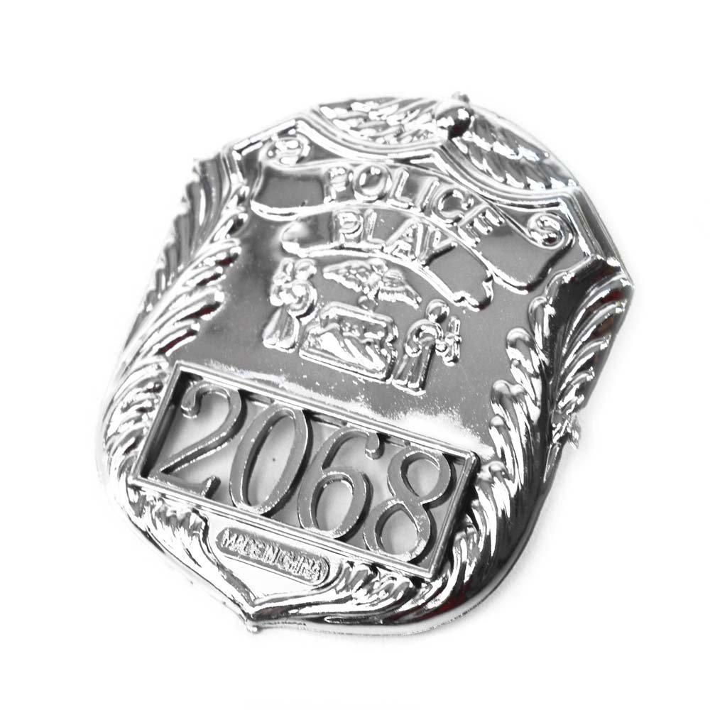 Distintivo Policia De Plástico