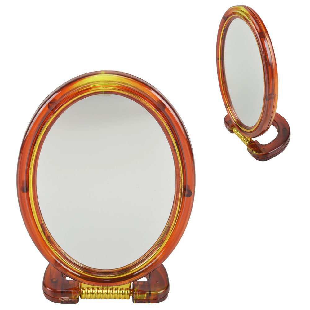ESPELHO DUPLA FACE 564892 OVAL C/SUPORTE CHIC MIRROR