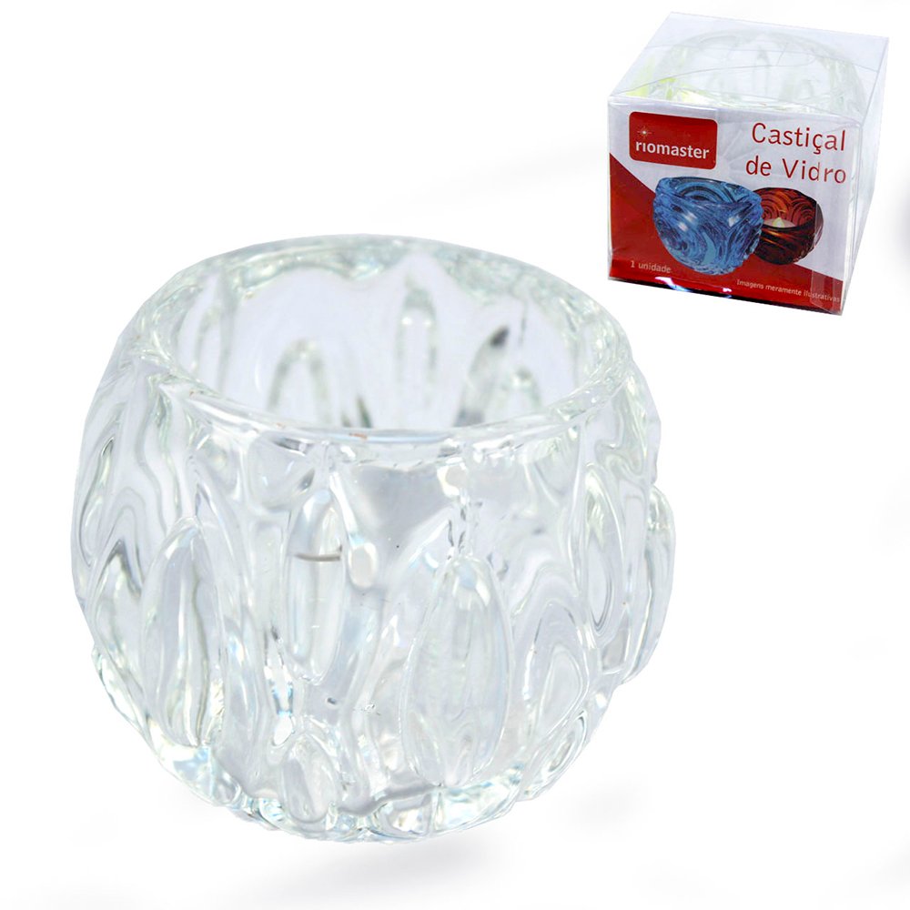 Castical Vidro Transp Red Trab 6Cm
