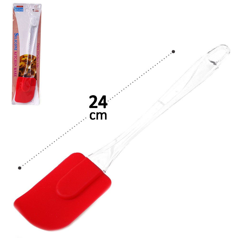 ESPATULA SILICONE 810387 C/CABO PLAST COLOR