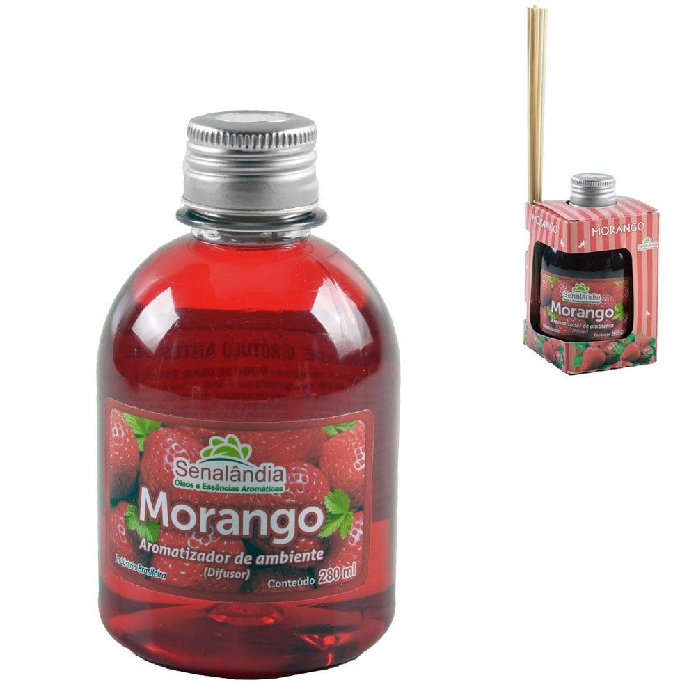 AROMATIZADOR AMBIENTE 280ML 2060/70 C/VARETAS MORANGO