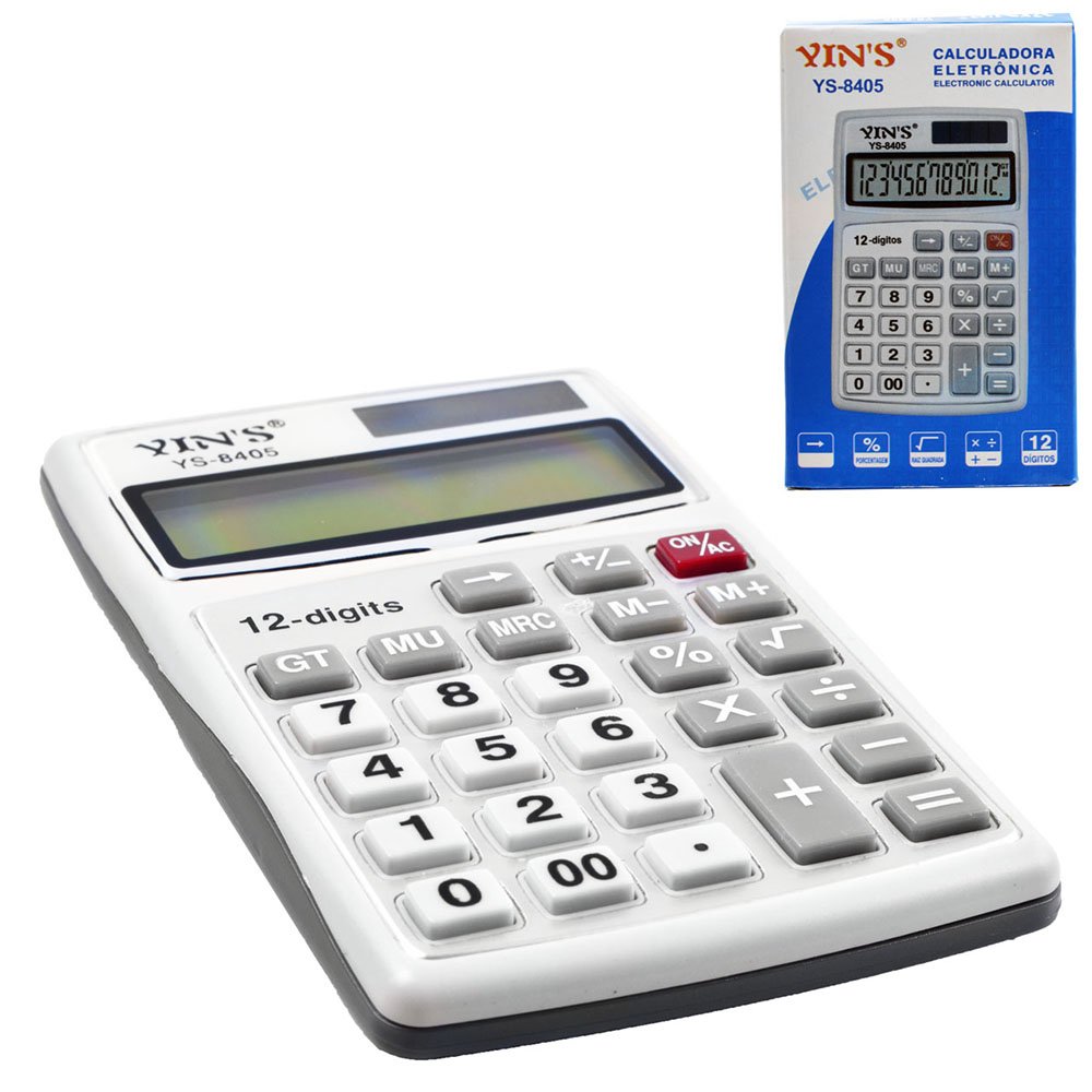 CALCULADORA MESA (12DIG) YS-8405/0771 BATERIA
