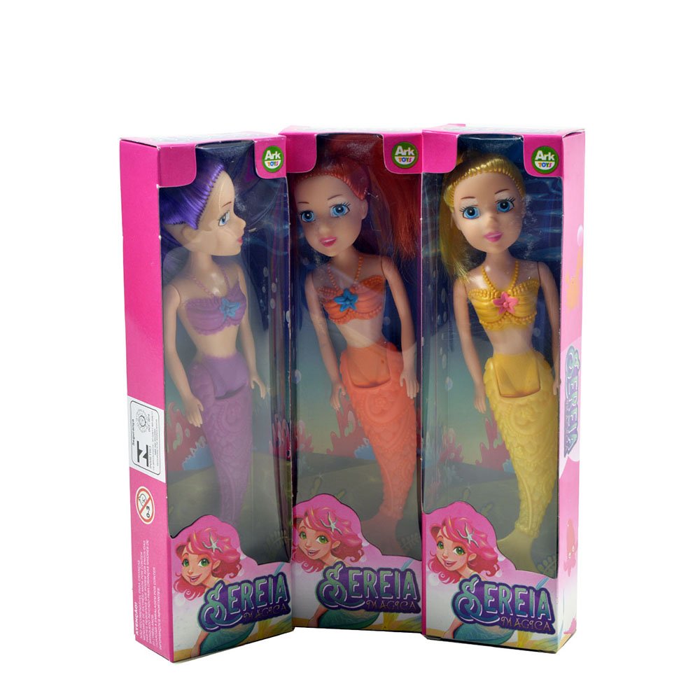 BONECA SEREIA AKT3163 MAGICA PLAST COLOR