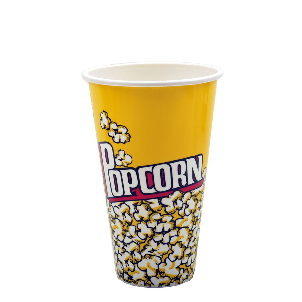 COPAO PIPOCA TRC4731 RED PLAST POPCORN (Emb. contém 1un)