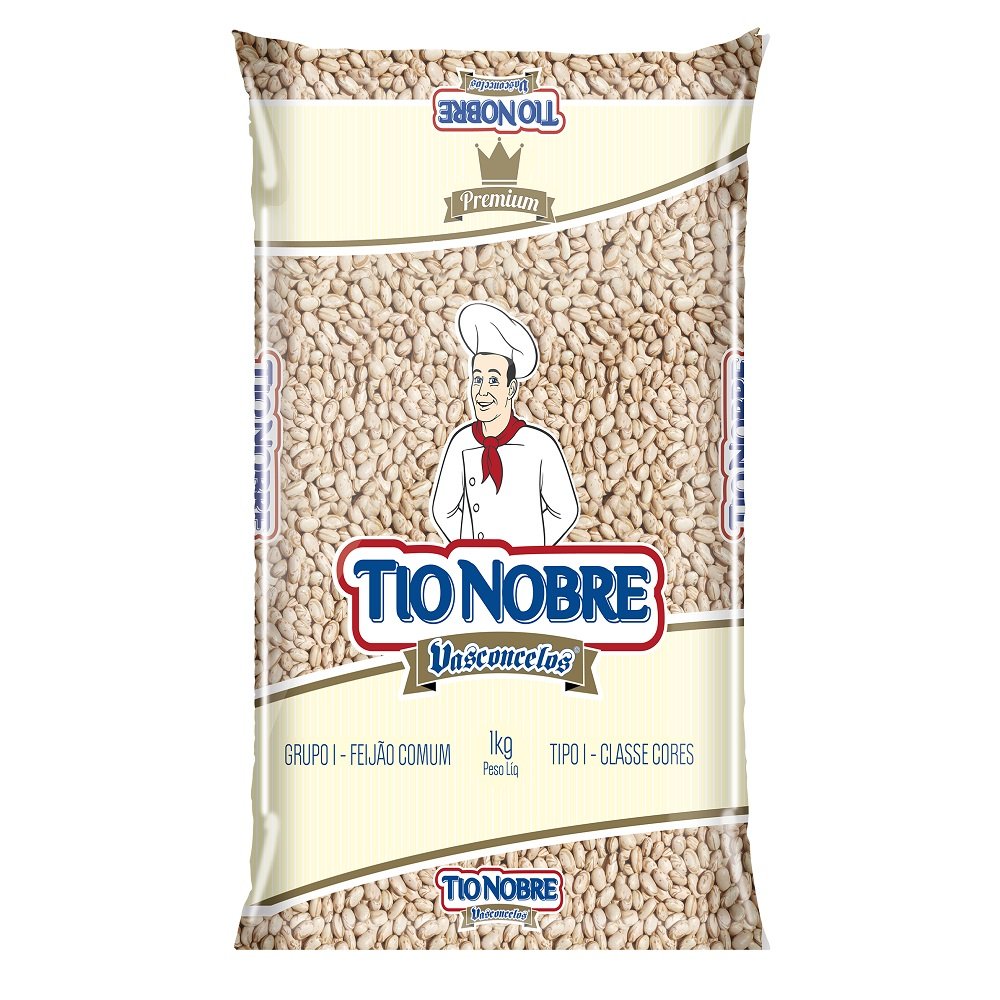 Feijão Carioca Tio Nobre 1kg - 30 Unidades