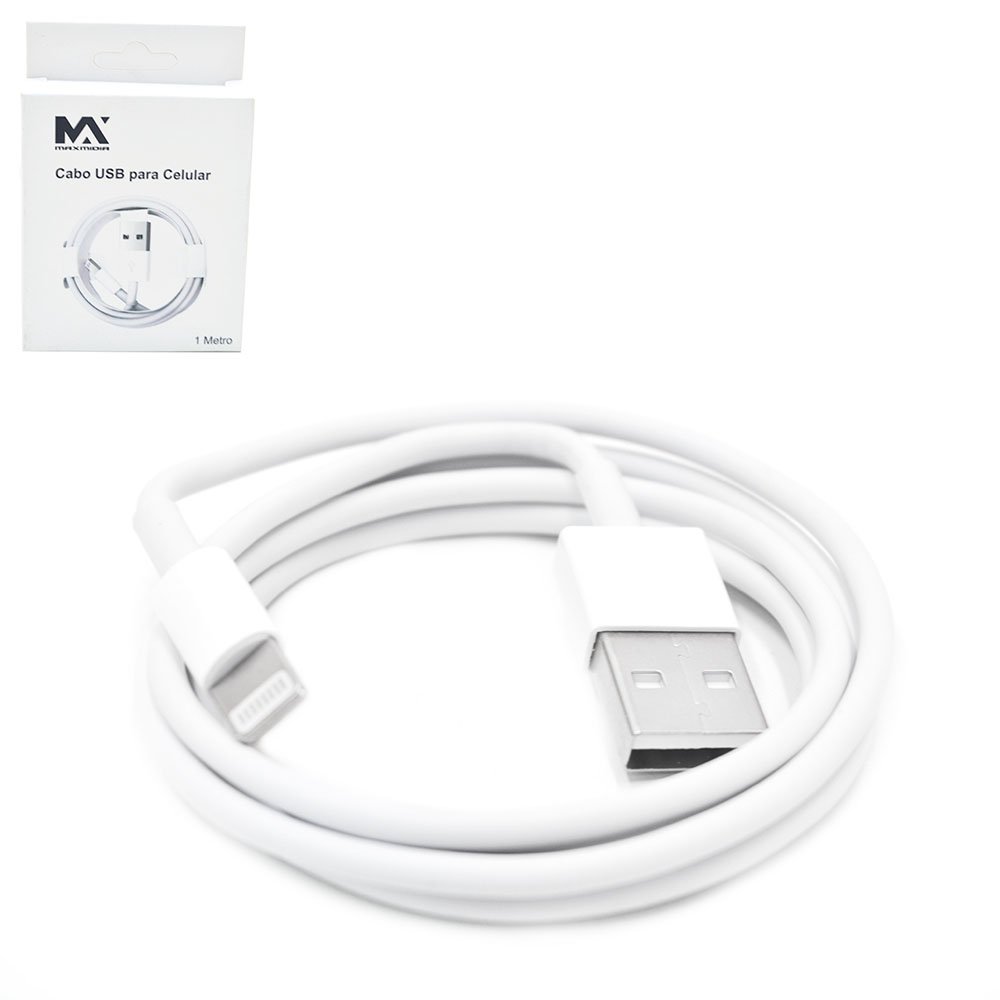 CABO USB 1M MAX-IP1M/3302 P/CELULAR