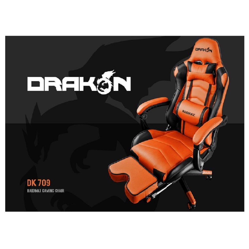 Cadeira Gamer Super Confortável DK-709RD Vermelha - Raidmax