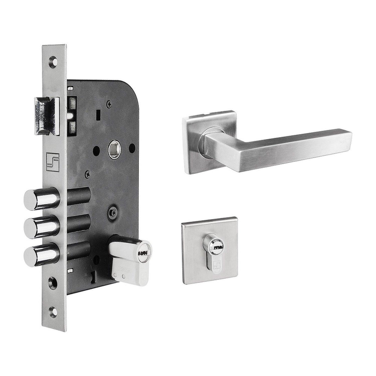 Fechadura de Embutir Reforçada de Alta Segurança Modelo F13E - Fortezza