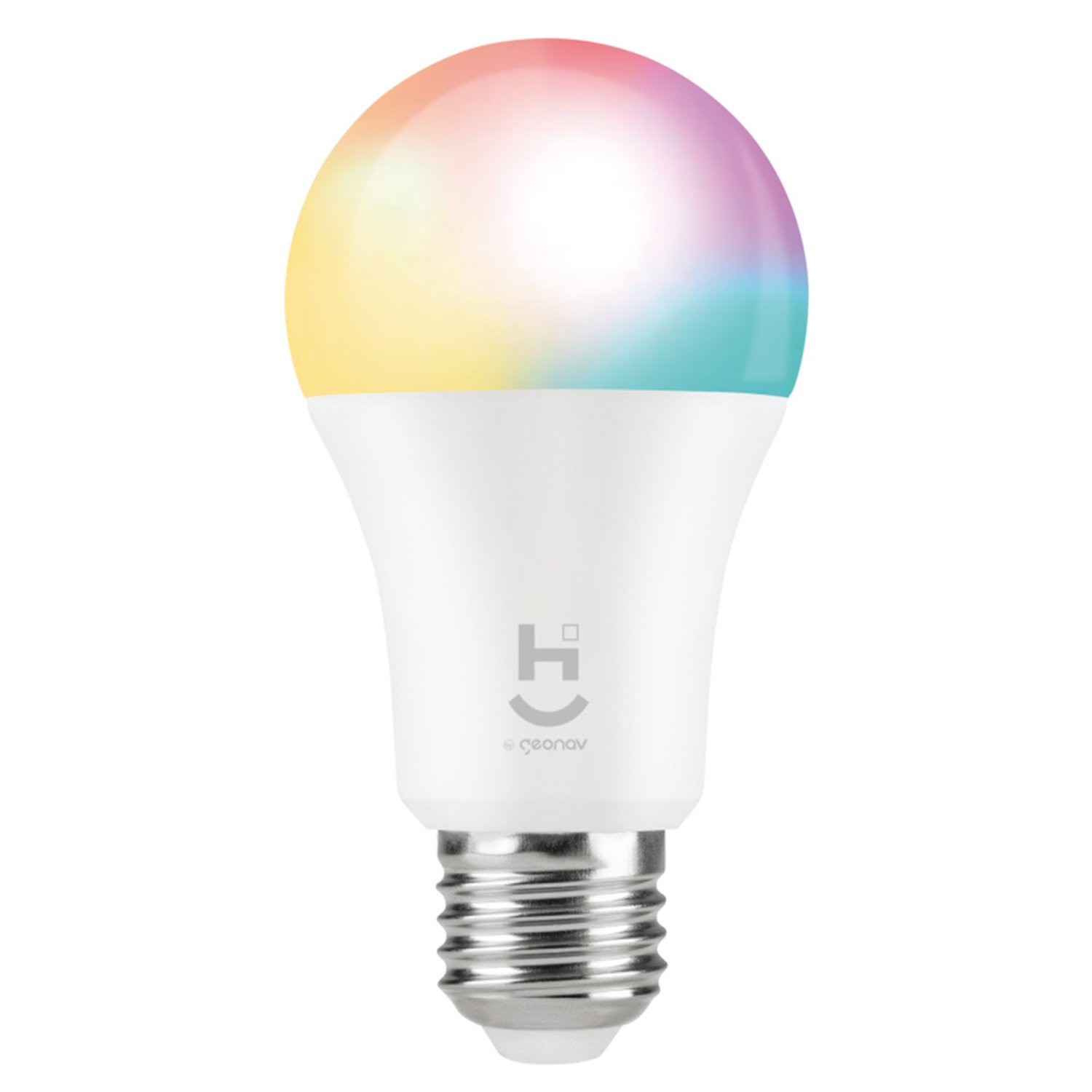 Lampada LED Geonav Inteligente Wi-Fi, E27, Quente e Frio - HIE27QF.