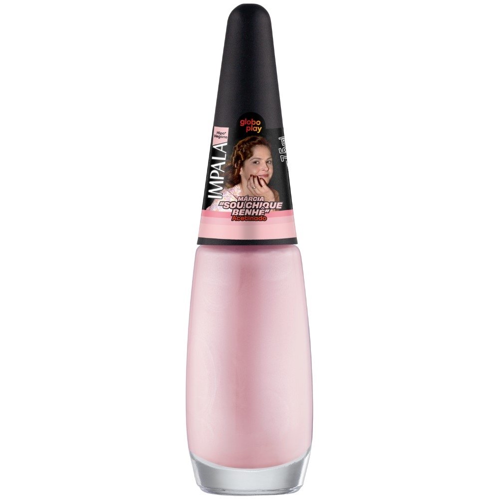 Esmalte Impala Globoplay Acetinado Sou Chique Benhê Blister 7,5ml