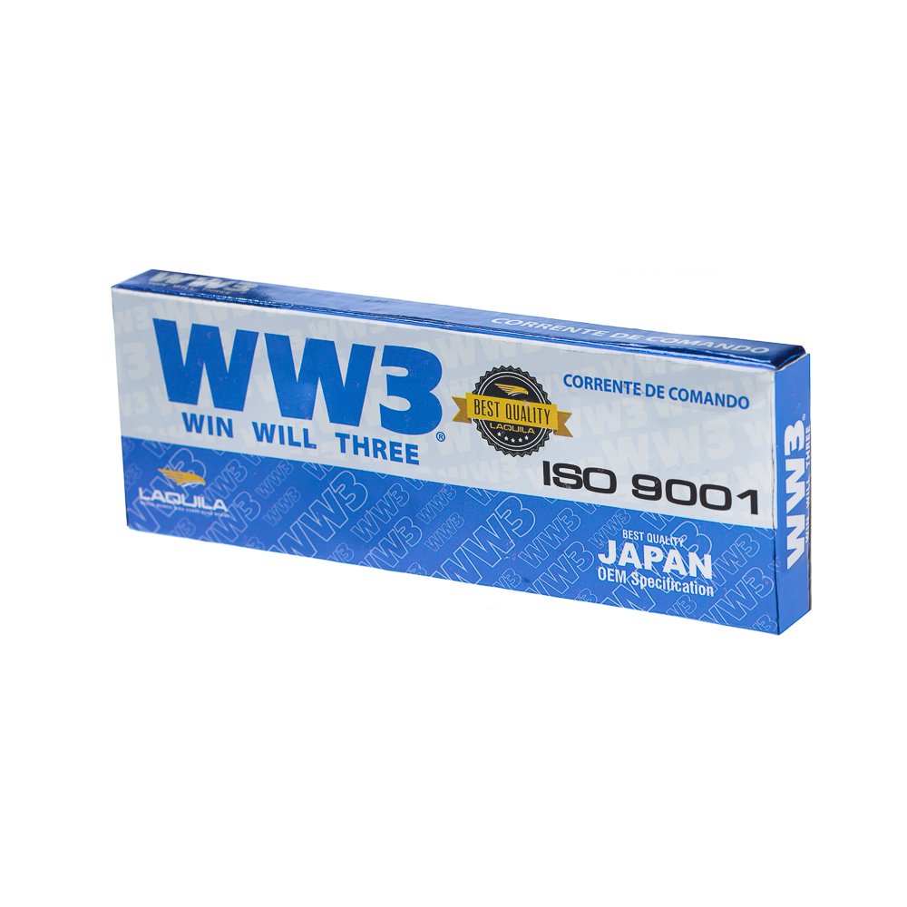 Corrente Comando Ww3 98 Elos Cg 160 / Bros 160