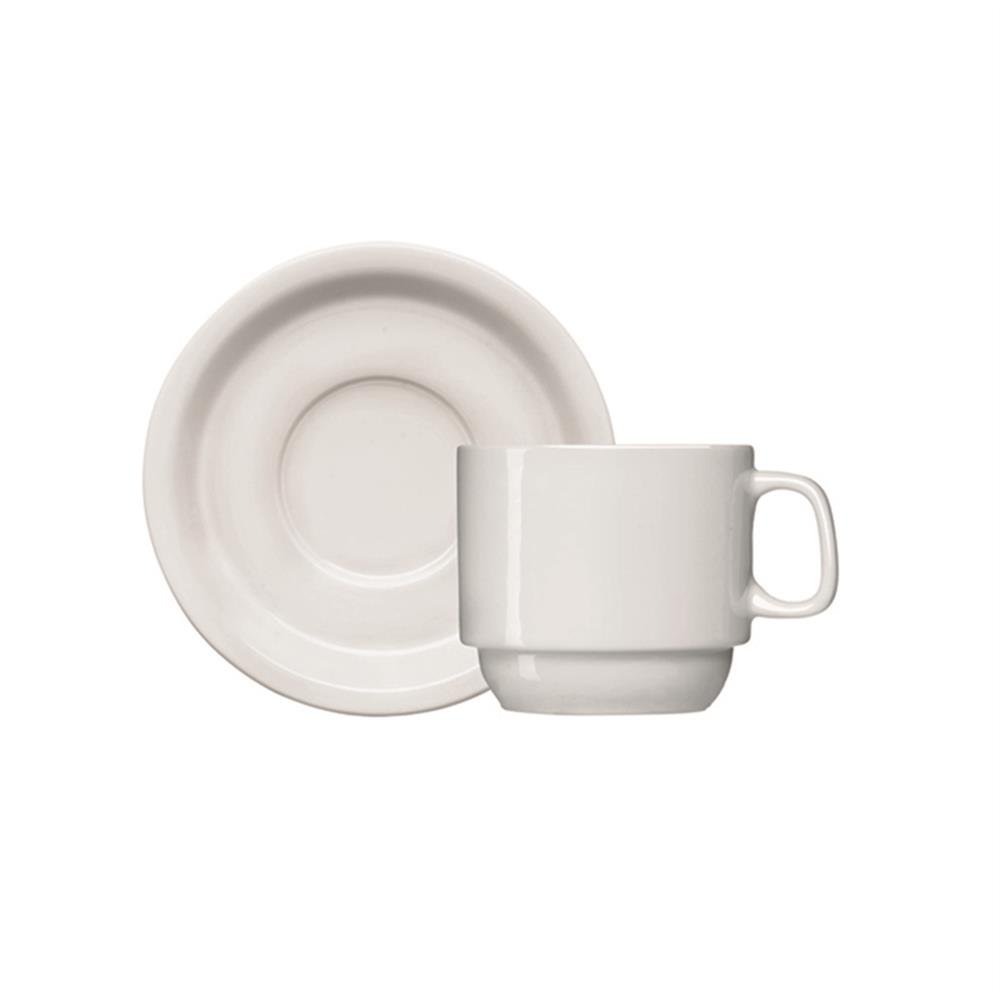 Xicara Cha C/Pires 215Ml Porcelana Iguaçu C6