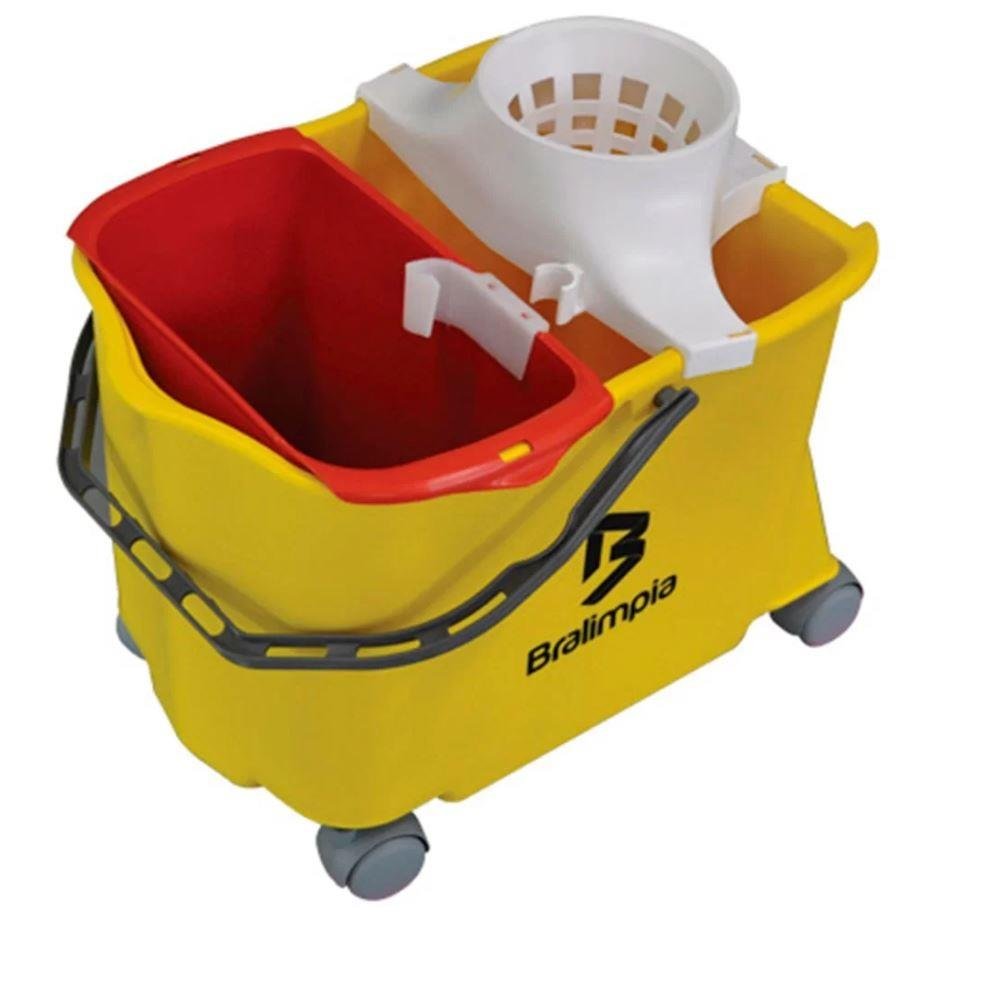 Balde Espremedor 20L Com Divisoria Bralimpia Doblo STDB