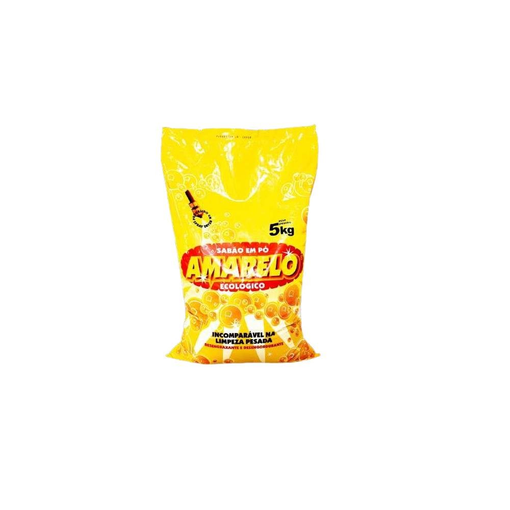 Sabão Em Pó 5KG Amarelo.