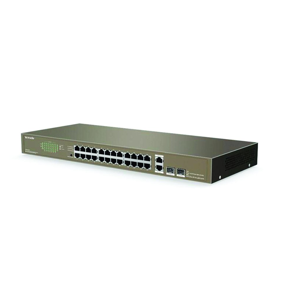 Switch 24 Portas+2 Giga+2 Fibra SFP TEF1026F