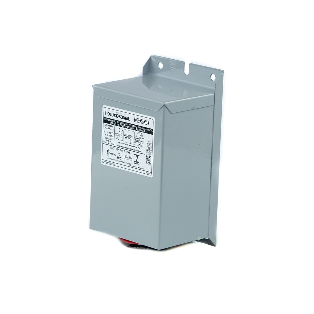 Reator para Lâmpadas Vapor Metálico 250W Interno Tungsran